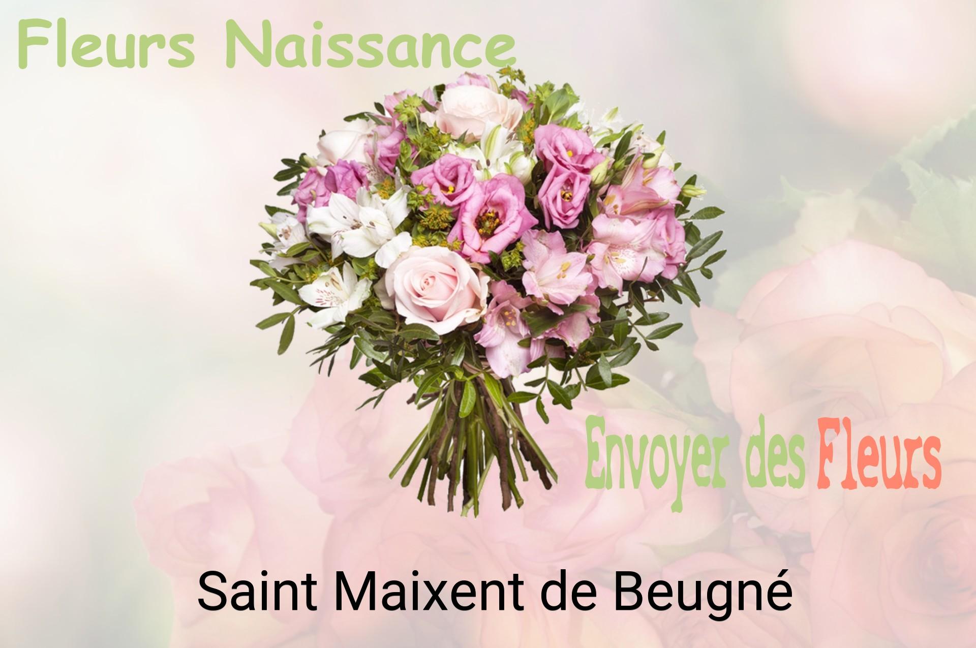 Bouquet de fleurs de naissance livré à Saint-Maixent-de-Beugné